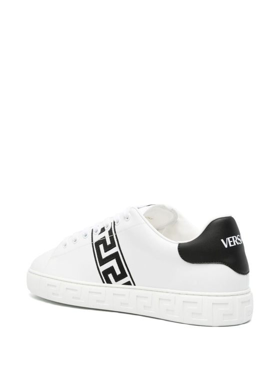 Versace Greca embroidered sneakers