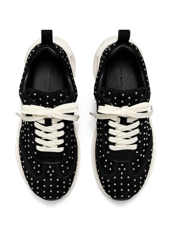 Tory Burch good luck studded trainers