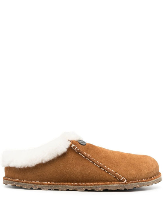 Birkenstock Zermatt suede leather slippers
