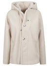 Enes Fur hooded jacket