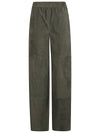 Via Masini 80 Suede leather trousers
