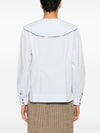 Ganni Puritan collar shirt