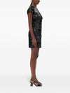 Ganni Velvet Sequins Mini Dress