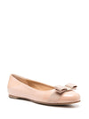 Ferragamo Varina leather ballerinas