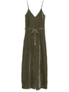 Gold Hawk Velvet jumpsuit