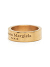 Maison Margiela engraved-logo silver ring