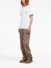 Ami Paris organic cotton polo shirt