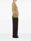 Burberry Check wallet with chain shoulder strap