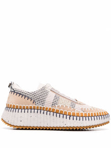  Chloè Chloé whipstitch-trim Sneakers