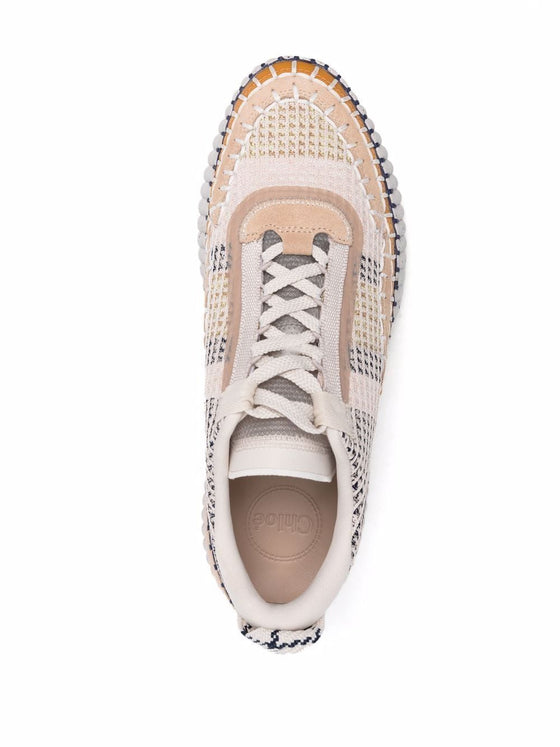 Chloè Chloé whipstitch-trim Sneakers