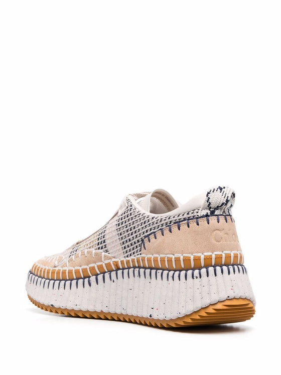 Chloè Chloé whipstitch-trim Sneakers