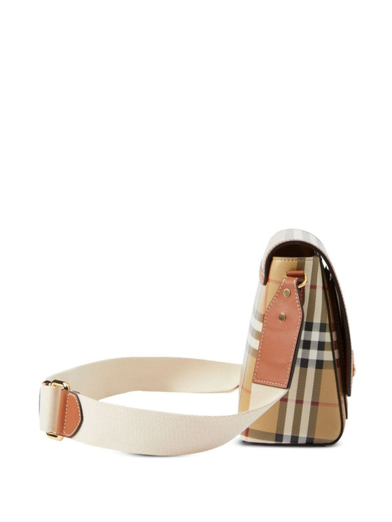 Burberry Checked Note Shoulder Bag