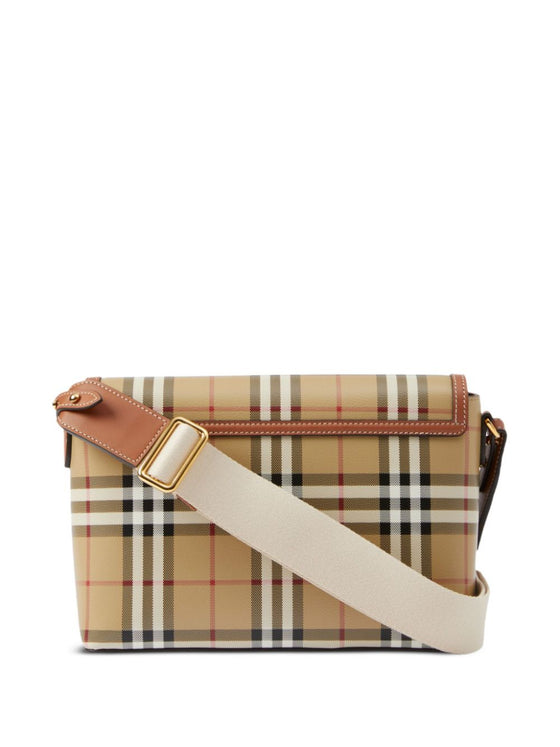 Burberry Checked Note Shoulder Bag