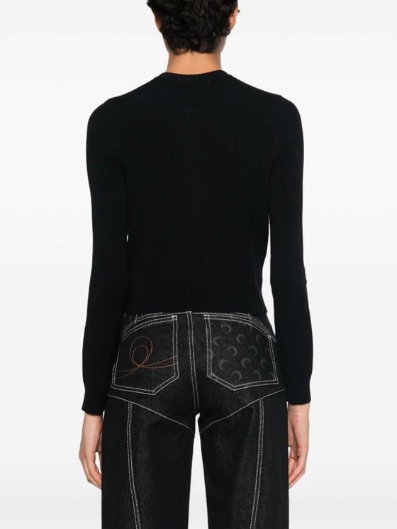 Marine Serre crew neck sweater