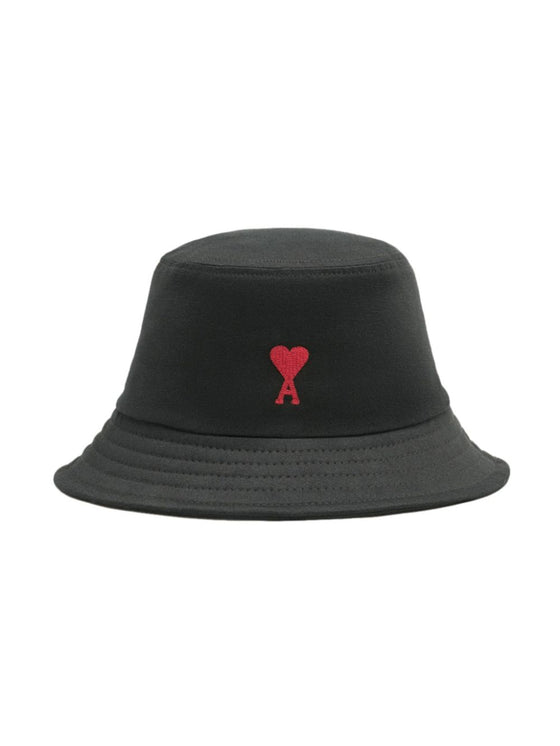 Ami Paris Ami De Coeur cotton bucket hat
