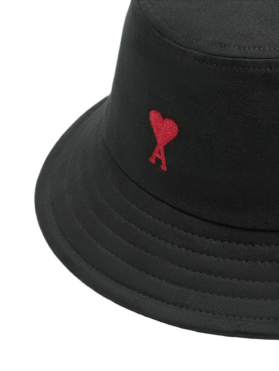 Ami Paris Ami De Coeur cotton bucket hat