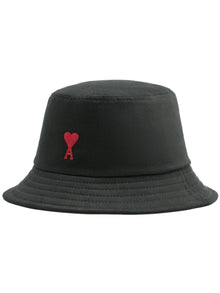  Ami Paris Ami De Coeur cotton bucket hat