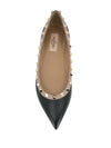 Valentino Garavani Rockstud Patent Leather Ballerina