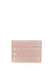 Valentino Garavani Rockstud leather card case