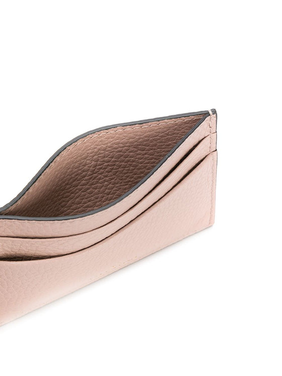 Valentino Garavani Rockstud leather card case