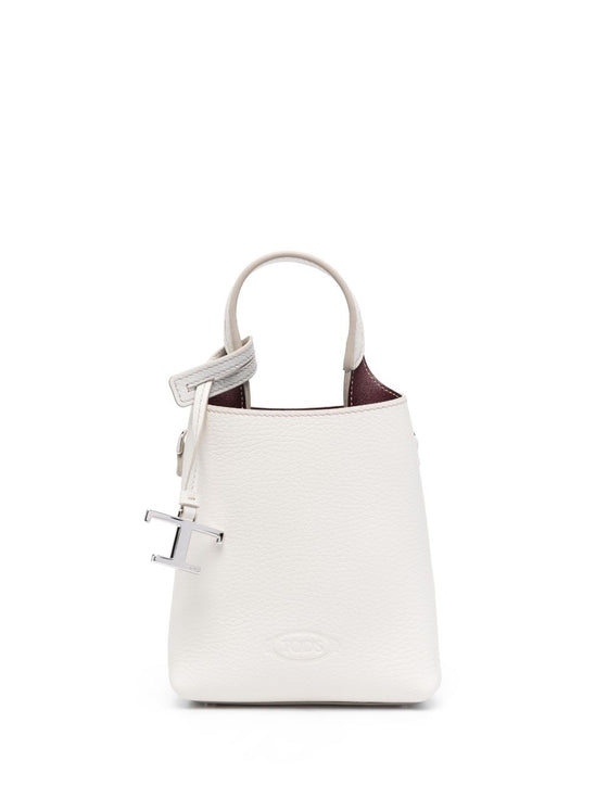 Tod's debossed-logo leather mini bag