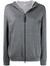 Brunello Cucinelli zipped long-sleeve hoodie