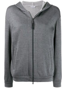  Brunello Cucinelli zipped long-sleeve hoodie