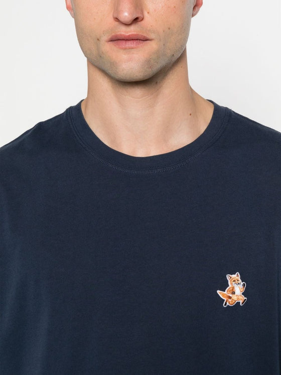 Maison Kitsune fox motif T-shirt