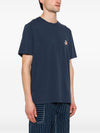 Maison Kitsune fox motif T-shirt