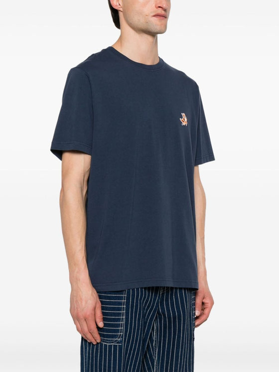 Maison Kitsune fox motif T-shirt