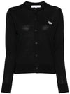 Maison Kitsune mid-length knitted cardigan