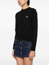 Maison Kitsune mid-length knitted cardigan