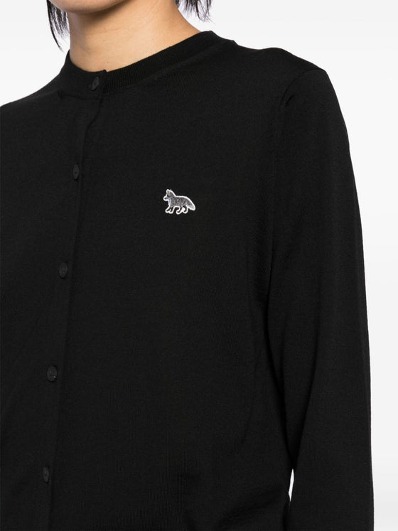 Maison Kitsune mid-length knitted cardigan
