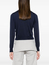 Maison Kitsuné Maison Kitsune logo-embroidered Wool Cardigan