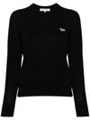 Maison Kitsuné Maison Kitsune Baby Fox-patch sweater