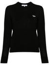 Maison Kitsuné Maison Kitsune Baby Fox-patch sweater