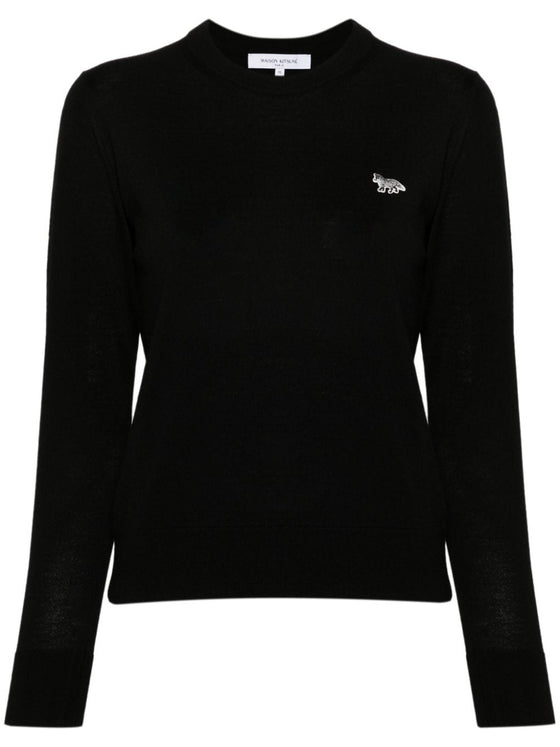 Maison Kitsuné Maison Kitsune Baby Fox-patch sweater