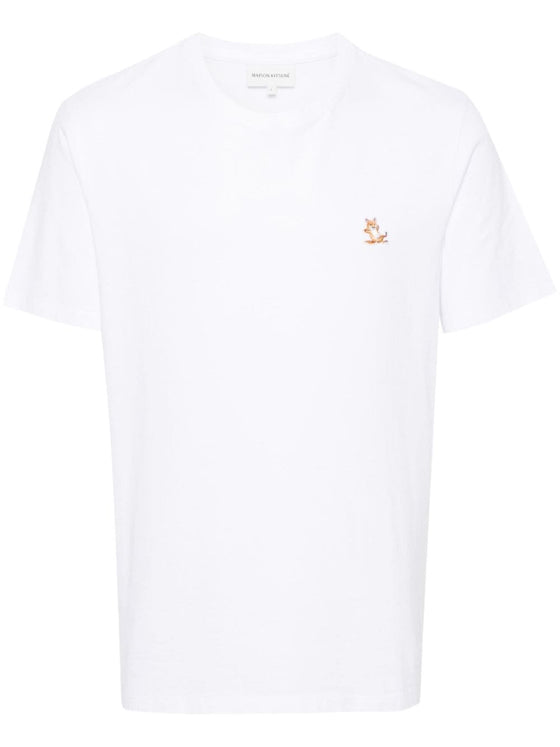 Maison Kitsune Chillax Fox logo-detail T-shirt