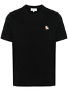 Maison Kitsune fox-motif cotton T-shirt