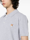 Maison Kitsune fox-motif cotton polo shirt