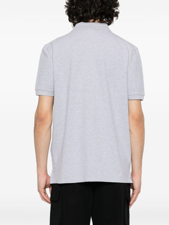 Maison Kitsune fox-motif cotton polo shirt
