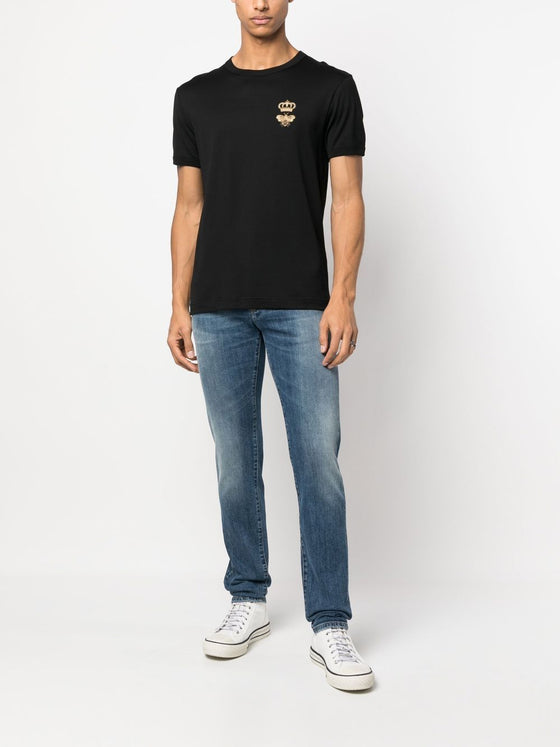 Dolce & Gabbana Cotton T-shirt with embroidery