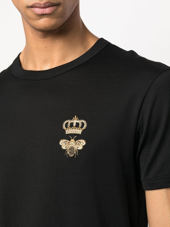 Dolce & Gabbana Cotton T-shirt with embroidery
