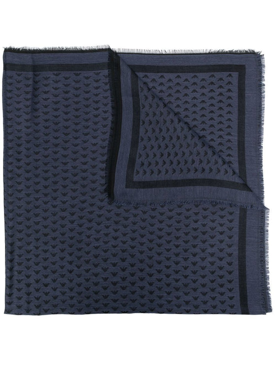 EMPORIO ARMANI EXCLUSIVE Scarfs Blue