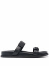 EMPORIO ARMANI EXCLUSIVE Emporio Armani double-strap leather sandals