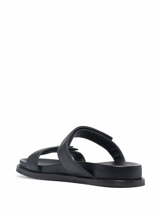 EMPORIO ARMANI EXCLUSIVE Emporio Armani double-strap leather sandals