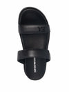 EMPORIO ARMANI EXCLUSIVE Emporio Armani double-strap leather sandals