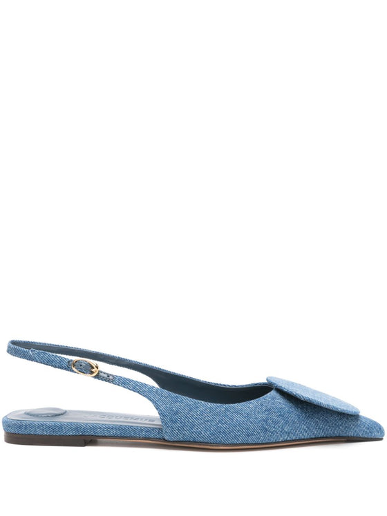 Jacquemus The Slingback Duelo Plates ballet flats