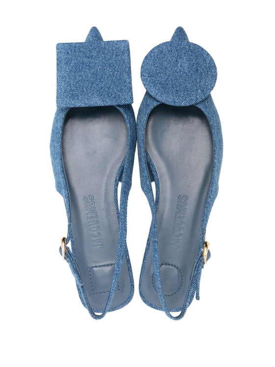 Jacquemus The Slingback Duelo Plates ballet flats