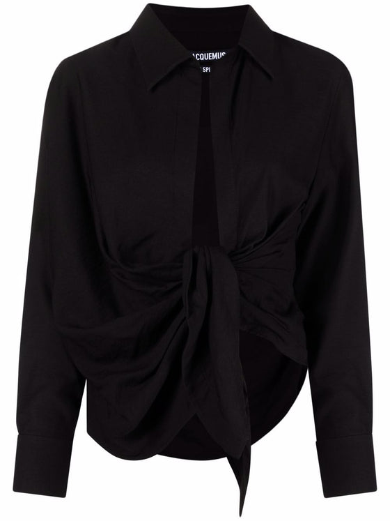 JACQUEMUS Shirts Black